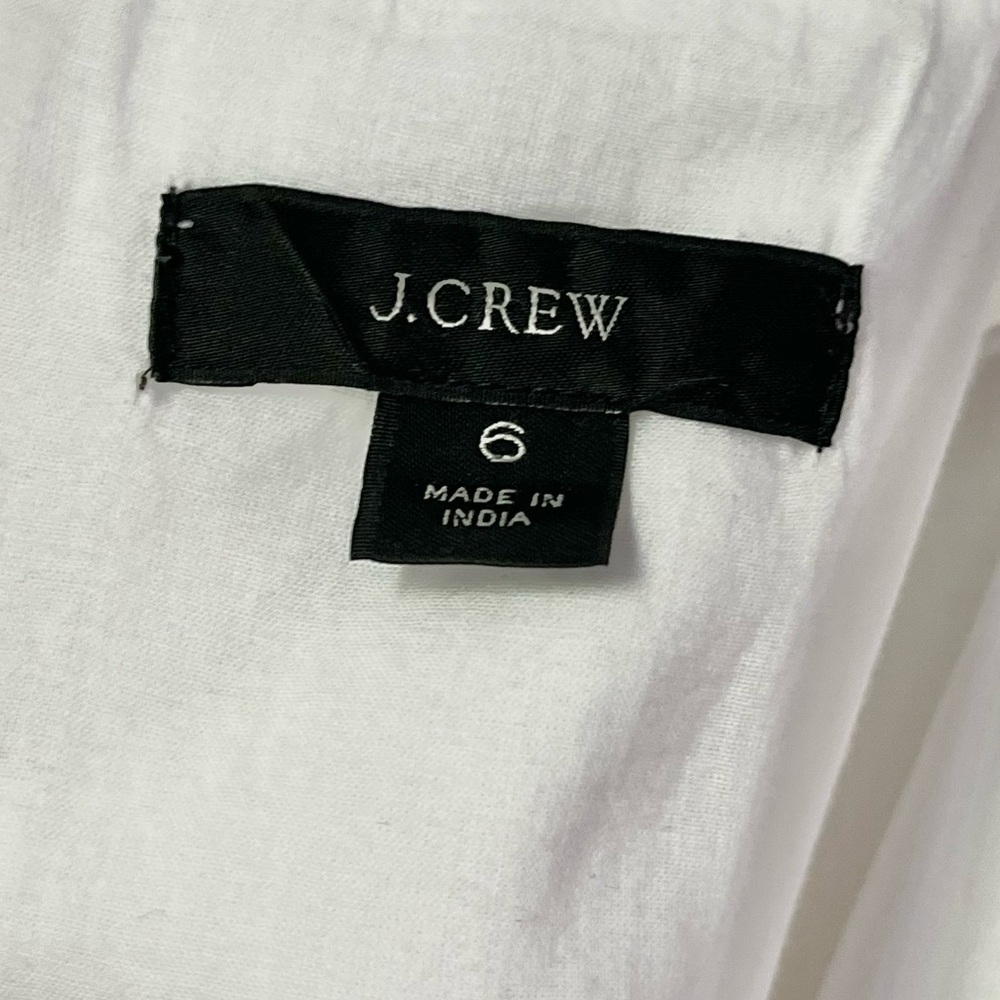 J. Crew Crips White Button-Down Maxi Dress - Picture 7 of 10